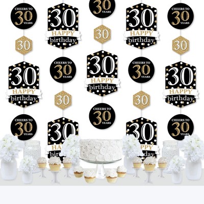 30th Birthday Birthday Party Supplies Decorations Target