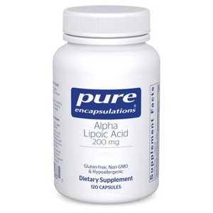 Pure Encapsulations Alpha Lipoic Acid 200 mg - Liver & Antioxidant Support* - for Nerve Health & Carb Metabolism - Vegan & Non-GMO - 1 of 4