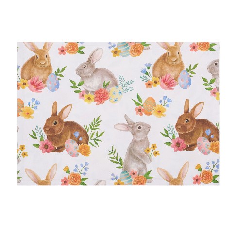 C&F Home Spring Flora Bunny Placemat, Set of 6 - image 1 of 4