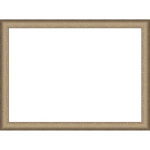 Amanti Art Elegant Brushed Bronze Narrow Framed Dry Erase Magnetic Board - 1 of 4
