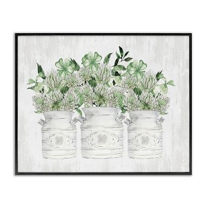 Stupell Industries Rustic Shamrock Bouquets, 30" x 24" - 1 of 4