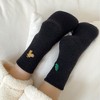Anna-Kaci Women's 3-Pair Fuzzy Crew Sock Set with Cute Embroidery US 5–10 - 4 of 4