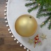 Northlight Matte Shatterproof Commercial Christmas Ball Ornament - 8" (200mm) - Vegas Gold - 2 of 3