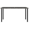 vidaXL Dining Set Grey and black, grey cushions - 4 of 4
