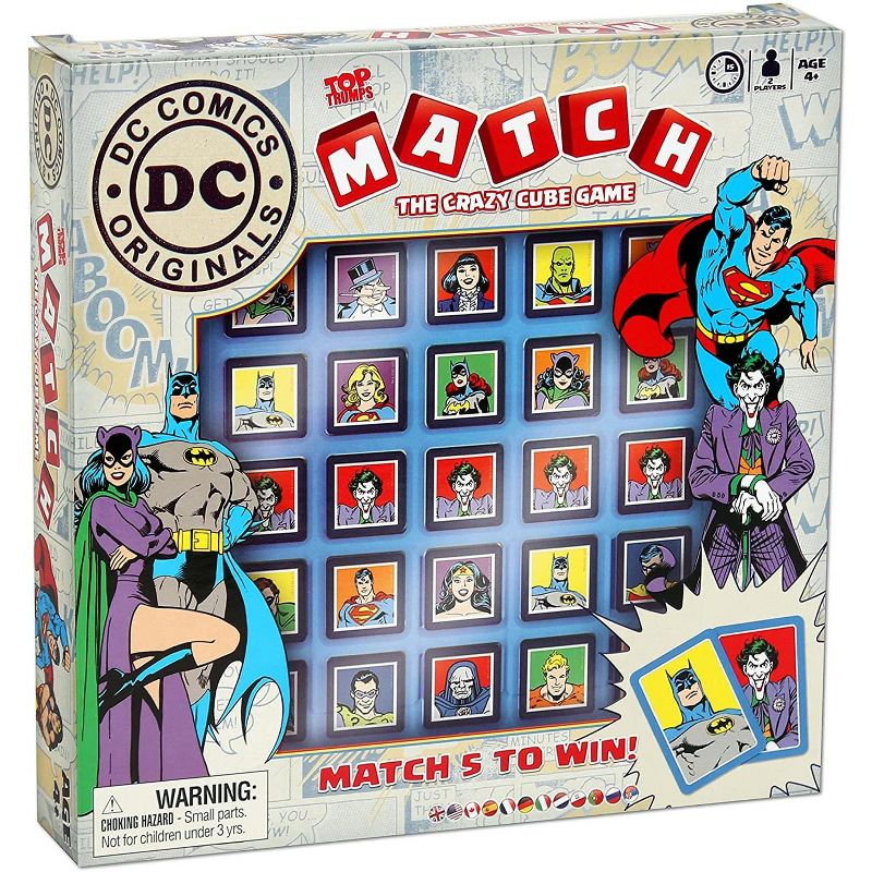 Top Trumps DC Comics Top Trumps Match | The Crazy Cube Game, 1 of 5
