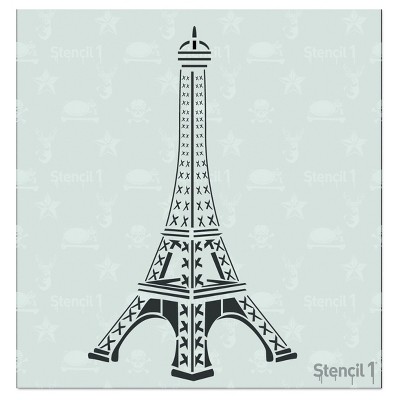 Stencil1 Eiffel Tower - Stencil 5.75" x 6"