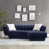 MINIMORE Modern Style 88.2''W Charlotte 3Seater Chesterfield Sofa with Ottoman Set - 2 of 4