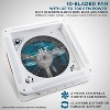 Hike Crew RV Accessories, 14” RV Roof Vent Fan with Smoked Lid - 4 of 4