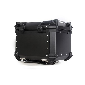 45L Aluminum Motorcycle Top Box – Lockable Waterproof Storage Case for Helmets & Gear (1-Piece, Anti-Theft) - 1 of 4