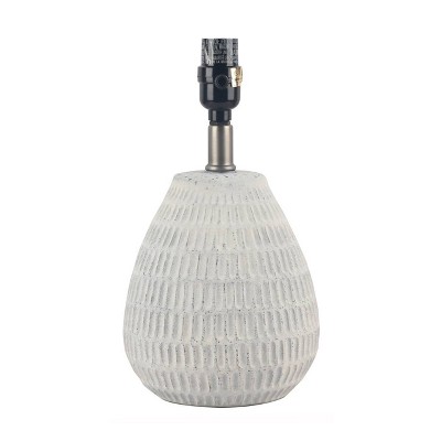 Textural Ceramic Mini Lamp (Includes LED Light Bulb) White - Threshold™