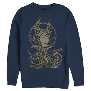 Men's Sleeping Beauty Maleficent Twisted Queen Sweatshirt - 1 of 3