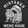 Mens Mistakes Were Made T Shirt Funny Sarcastic In The Dog House Joke Tee For Guys - Crazy Dog Men's T Shirt - 2 of 4