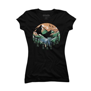 Junior's Design By Humans Happiness Place By orangedan T-Shirt - 1 of 3