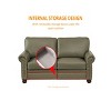 NicBex Upholstered Loveseat Sofa with Soft Cushion Living Room Sofa Couch with Wood Legs for Living Room,Apartment - 4 of 4