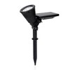 2pk Solar Outdoor Spotlights Black - Techko Maid - 3 of 4