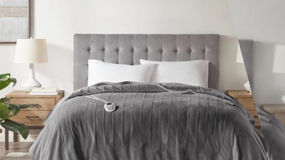 Serta Plush Electric Heated Blanket Target