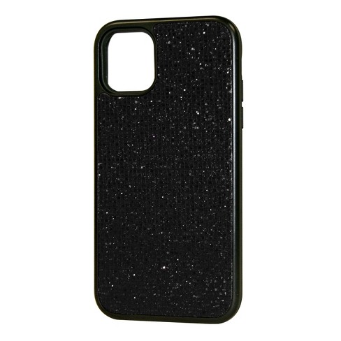 Reiko Diamond Rhinestone Case For Apple Iphone 11 Pro In Black