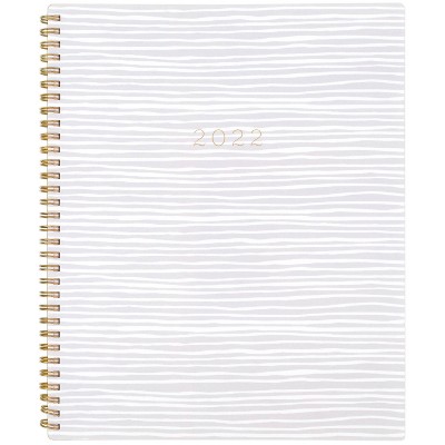 2022 Planner Large W/M Printed Poly Stripe - Leah Bisch for Cambridge