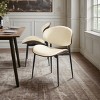 Art Leon Set of 2 Faux Leather and Bentwood Dining Chair with Metal Legs - 2 of 4