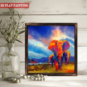 Hippie Elephant Canvas Wall Art Paintings Wall Decor Themed Photo ...