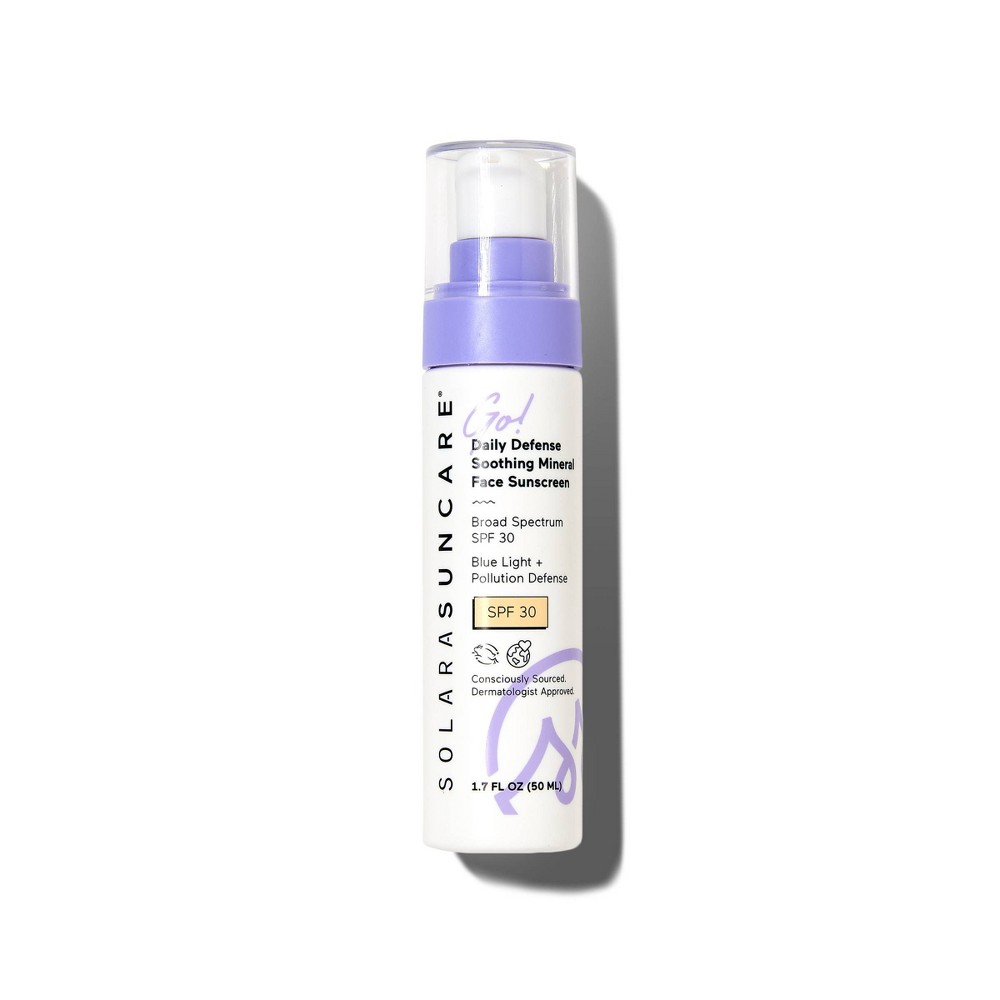 Photos - Sun Skin Care Solara Suncare Daily Defense Mineral Sunscreen - SPF 30 - 1.7 fl oz