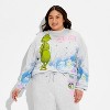 Women's Grinch Fleece Graphic Sweatshirt - Heather Gray - 2 of 3
