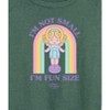 Women's - Polly Pocket - Polly Pocket Fun Size Lightweight French Terry Wide Neck Long Sleeve Shirt - 2 of 4