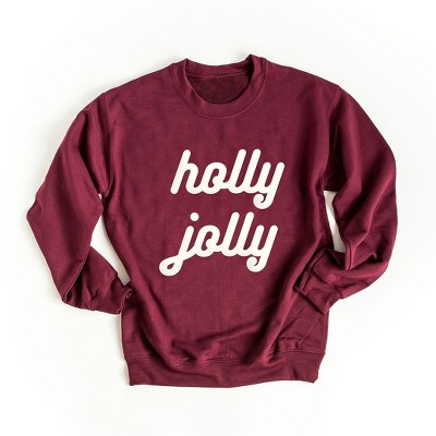 Simply Sage Market Women's Graphic Sweatshirt Holly Jolly Bold Cursive