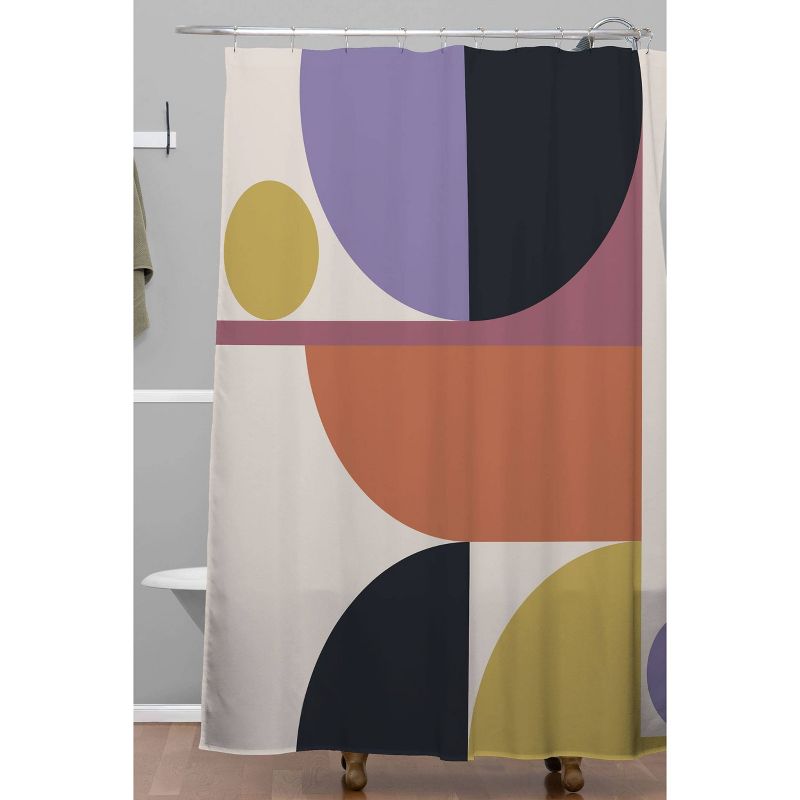Color Poems Mid Century Modern Abstract Shower Curtain - Deny Designs, 3 of 6