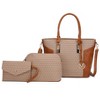 MKF Collection Shonda 3PC Tote with Cosmetic Pouch & Wristlet by Mia K - 2 of 4