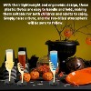 4E's Novelty Skeleton Hand Flutes 12 Pack - Clear Plastic Halloween Champagne Cocktail Goblets (2.7oz) - Halloween Glasses for Parties - 4 of 4