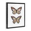 Stupell Industries Butterfly Wings Insect Portrait Black Floater Framed Canvas Wall Art - 3 of 4