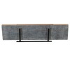 Floating Shelf for Wall Rustic Slate Concrete Finish - 4 of 4