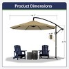 Syemin 9.5' Patio Umbrella with Base Included - 3 of 4