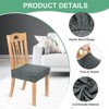 Unique Bargains Polyester Spandex Waterproof Durable Dining Chair Slipcovers - 2 of 4