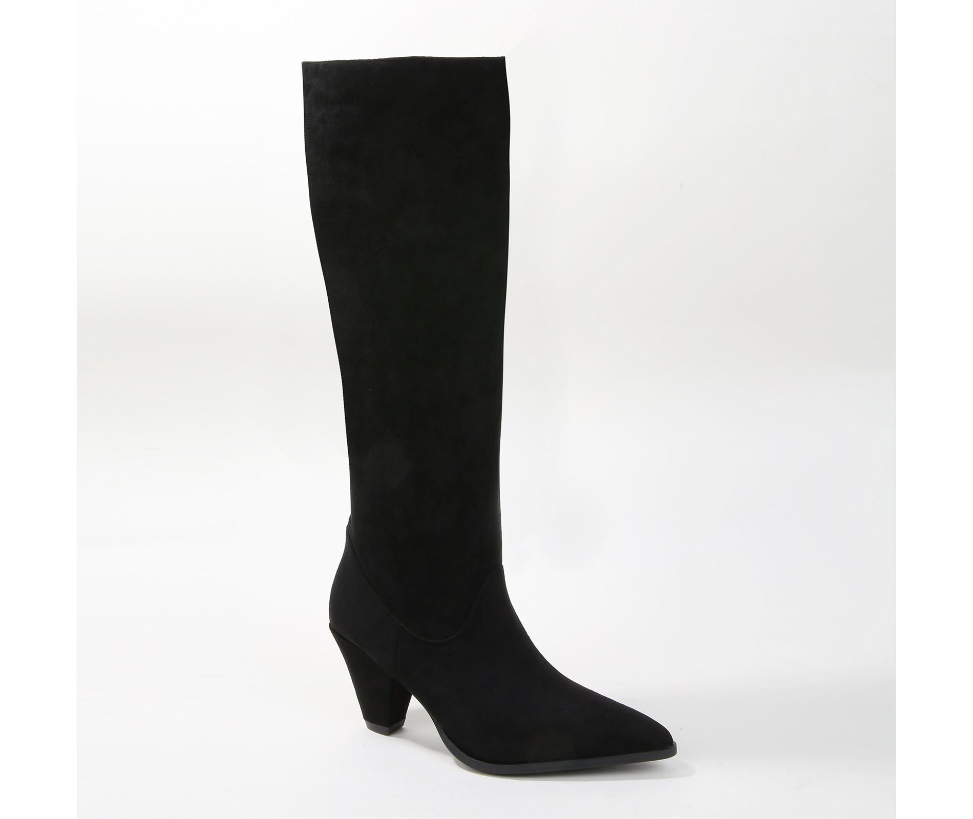 Berness Women's True Curve Collar Suede Knee High Boots