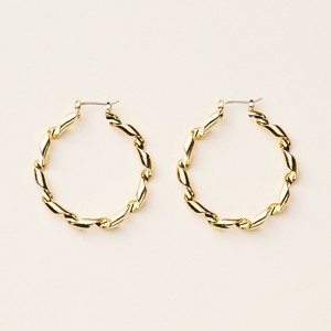 Metal Ribbon Hoop Earrings - kate spade new york x Target Gold - 1 of 4