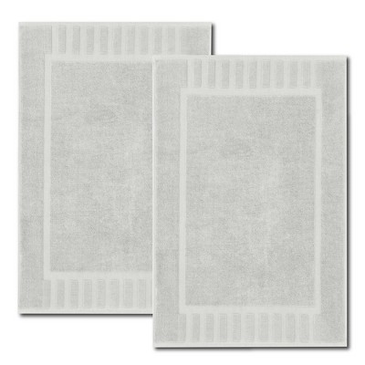 Soft & Absorbent Luxury Cotton Bath Mat - 2 Pack : Target