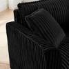 Kumasinova Retro Tufted Corduroy Single Sofa Chair – Ergonomic Back Support, Plush Cushions, Easy Assembly, Accent Armchair for Living Room - 2 of 4