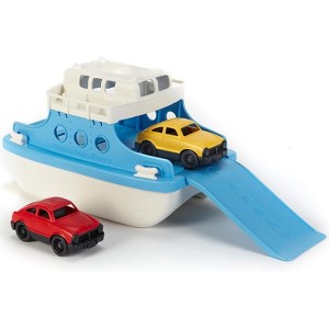 Ferry Boat Bathtub Toy with Mini Cars, Floating Water Play Set for Kids - 1 of 4