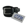 CTM Men's Elastic Braided Stretch Belt with Silver Buckle - image 2 of 3