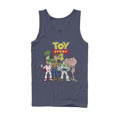 Men's Toy Story Character Logo Party Tank Top - Navy Blue - 2x Large ...