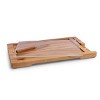 Toscana Acacia Wood Ventana Tempered Glass and Acacia Cheese Board and Knife Set - 2 of 4
