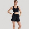 Anna-Kaci Active Women's Scoop Neck Sports Bra Top with Wide Straps and Soft Stretch Fit - 2 of 4