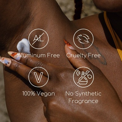 Forgotten Skincare The Original Underarm Brightening Deodorant Cream - 1.7 fl oz: Vegan, No Fragrance Added, Normal to Dry Skin