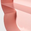 Metal Flower Kids' Shelf Pink - Pillowfort™: Decorative Wall Sculpture, Flower Shaped Kids Wall Shelf, Iron Frame - 4 of 4