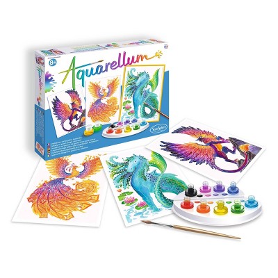 15pc Aquarellum Mythical Animals Painting Kit - SentoSphere USA