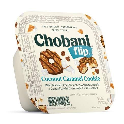 Chobani Flip Coconut Caramel Cookie Greek Yogurt - 4.5oz : Target