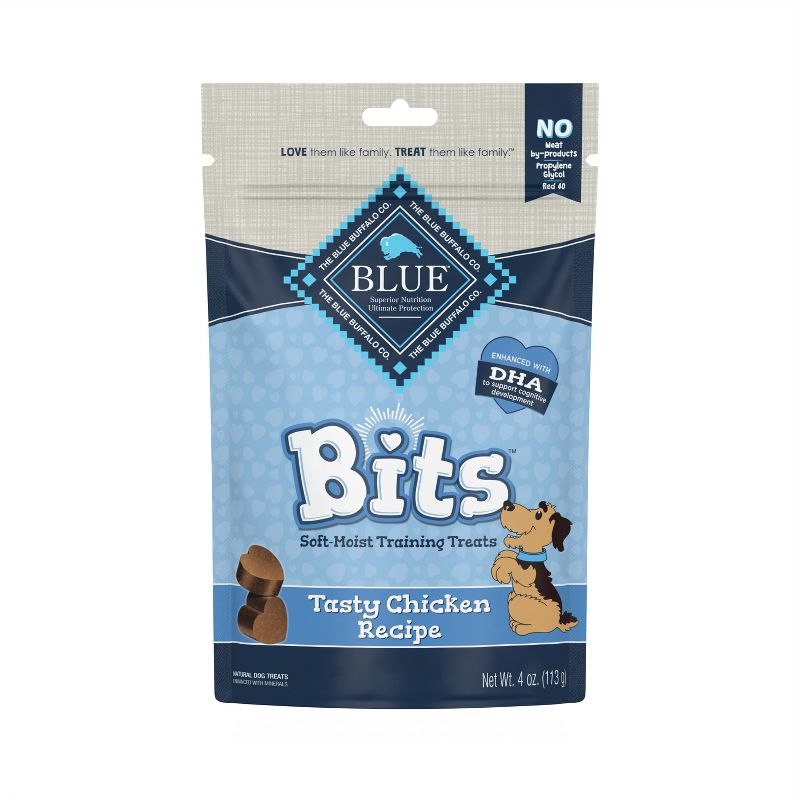 Blue Buffalo Blue Bits Natural Soft-Moist Training Dog Treats with Chicken Recipe, 1 of 6