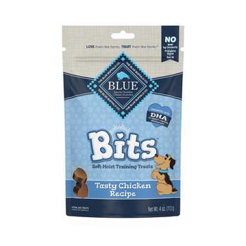 Blue Buffalo Blue Bits Natural Soft-Moist Training Dog Treats with Chicken Recipe